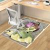 1pc, Art Nouveau Princess Tiana Rug - Home Decor, Office Carpet, Chair Pad, Outdoor Mat, Gift IdeaP021