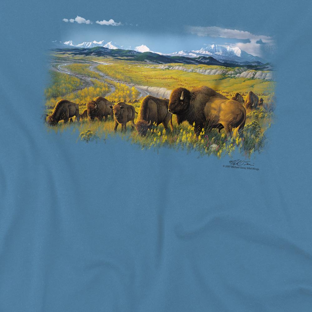 Wildlife Unisex Adult The Passing Herd T-Shirt