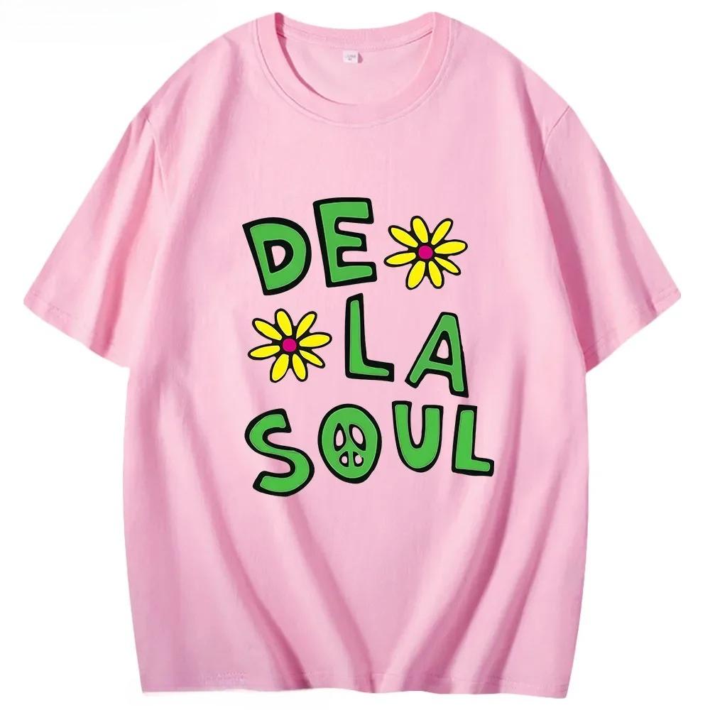 Anime De La Soul T-Shirts Schönes Dela Shirt Kurzarm Kleidung Männer Frauen Niedlich Cartoon Manga Tees Hight Street