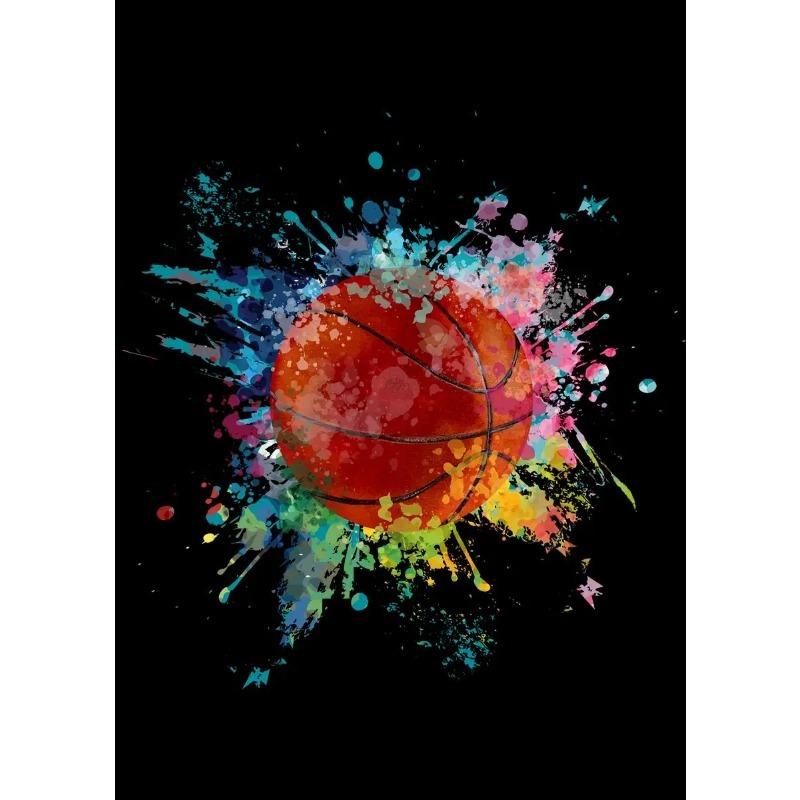 Volleyball Tennis Badminton Football Baseball Bowling Colorfull Sport Poster Canvas Painting Wall Art Picture Room Home