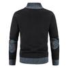 Men's Plus Velvet Thickened Stand Collar Cardigan Zipper Sweater - Autumn/Winter Warm Loose Knitwear