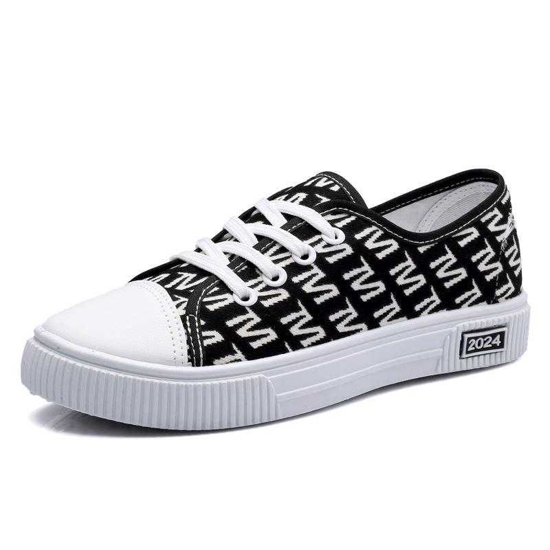 canvas shoes women's new versatile board shoes breathable fashion casual sports shoes comfortable wear-resistant single shoes women