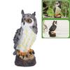 Owl Resin Ornaments Fine Workmanship Lovely Image Widely Used Home Decoration for Courtyards Porches