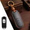 KUNIO Mazda Dedicated Key Case, Key Cover, Keychain, Handmade, Leather, Compatible with MAZDA, Demio
