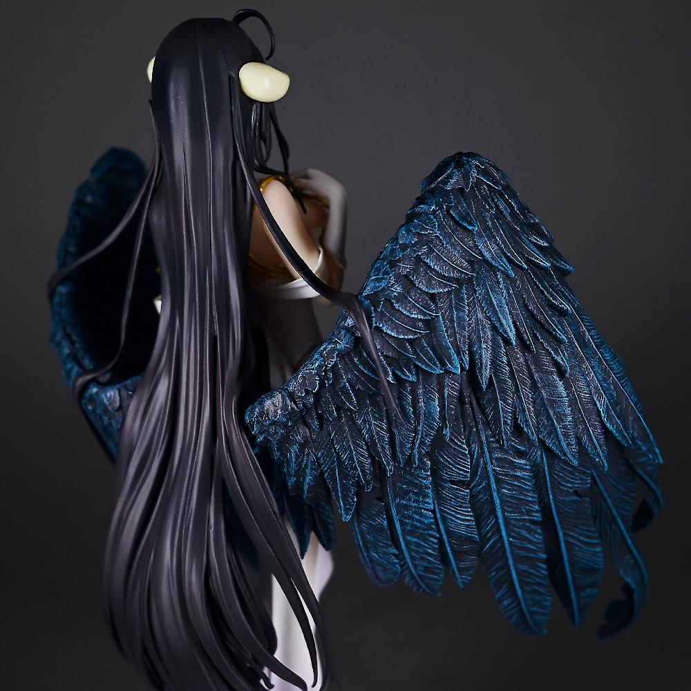 24CM Overlord Model Albedo Anime Girl PVC Action Model Toy Albedo OVERLORD Game Statue Adult Collection Model Doll Gift