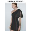 UR Women's Asymmetrical One-Shoulder Mini Dress