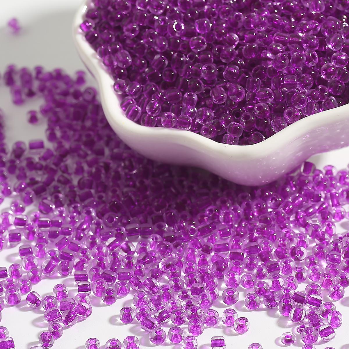 

Кольоровий кришталевий прозорий чеський скляний бісер Насіннєвий розпірний бісер для декору для шиття одягу своїми руками 4mm 150pcs