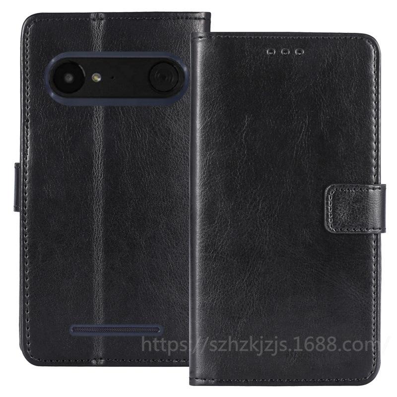 UK Doro 1111 business mobile phone leather case doro 1111 bracket protective case 1111 wallet mobile phone case