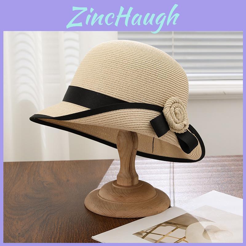 French Chic Sun Hat With Large Brim For Summer Outdoor Sun Protection Fashion Accessory