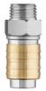 Quick connector for compressor with 3/8" external thread