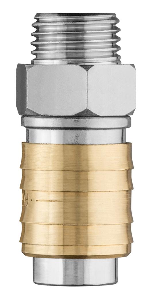 Quick connector for compressor with 3/8" external thread