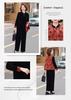 Elegant Spring & Autumn Velvet Suit for Middle-aged and Elderly Mothers