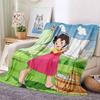 H-eidi The Ggirl From The Alps Print Flannel Blanket.Sofa,Bedroom Nap Blanket Car,Travel,Camping,Picnic Throw Blanket