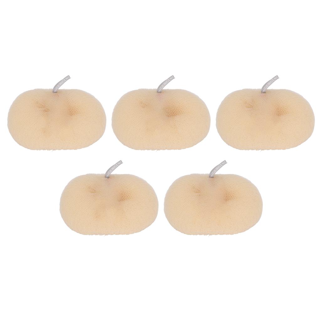 5pcs Bath Shower Loofah Sponge Cleansing Dense Foam Comfortable Massage Body Wash Scrubber
