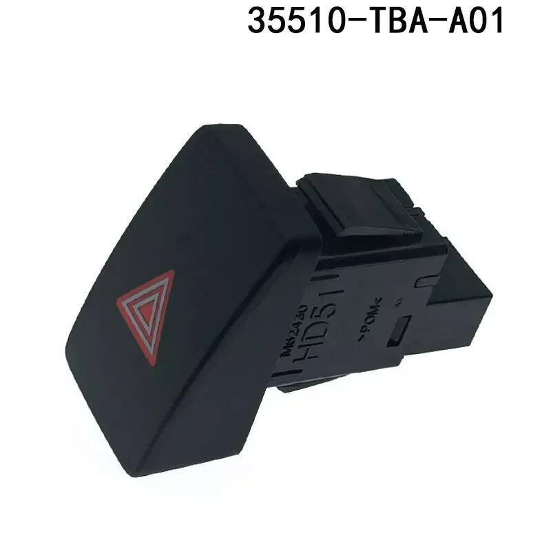 35510-TBA-A01 For Honda Civic 2016- Car Center Console Emergency Light Flasher Switch Warning Button Accessories Black