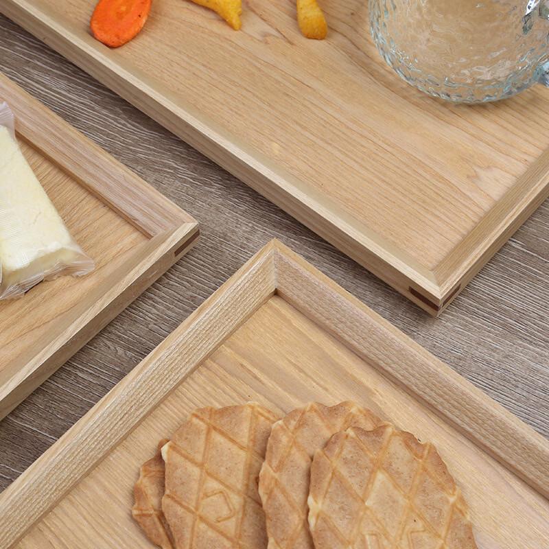 ZISIZ Japanese Style Wooden Serving Tray