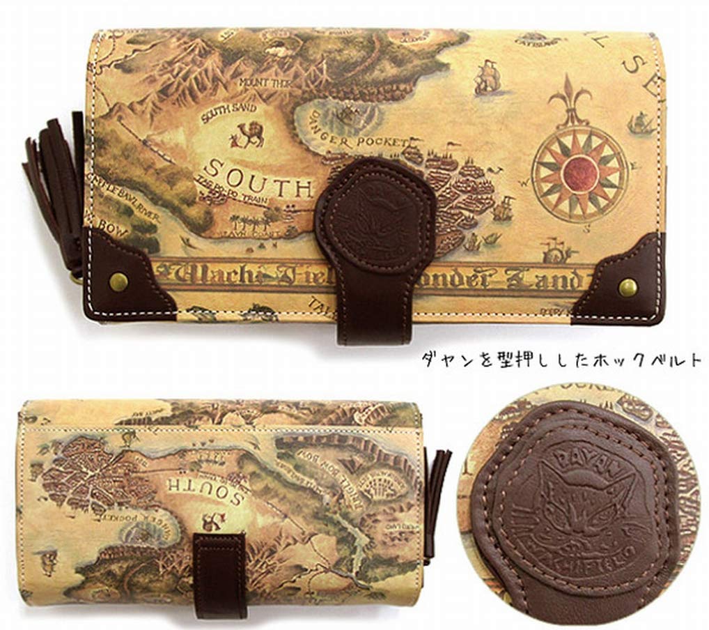 Dayan Genuine Leather Old Map Card Wallet [Wachifield]