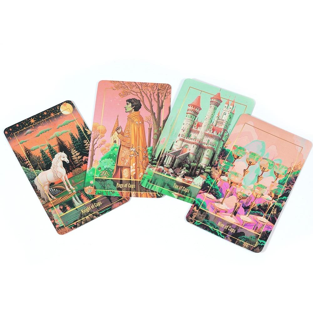 Celestial Carnival Tarot 10.3*6 Cm Complete Tarot with 78 Cards, Indie Unique Oracle Deck