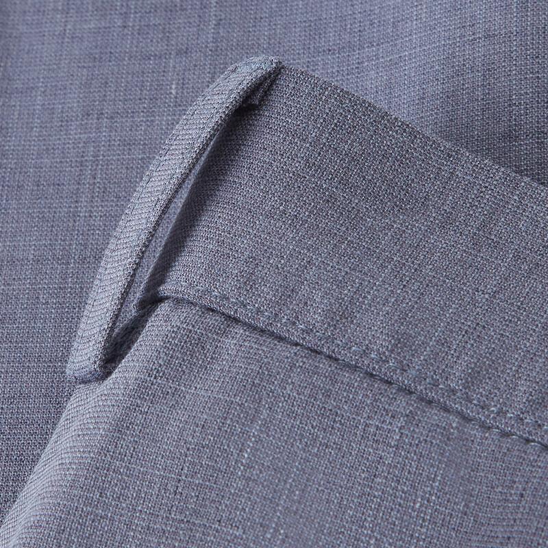Judger Men's Lyocell Linen Business Casual Trousers