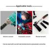 Wearable Socket Wrench 1/2\" 3pcs Set Black HSS Hard