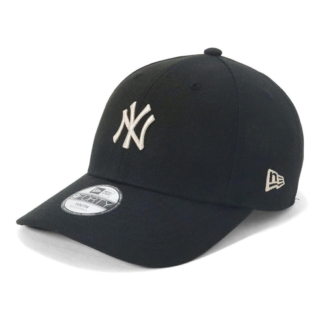 New Era 9FORTY Cap MLB New York Yankees NY Black MLB Mid ONSPOTZ Boys and Stylish Streetwear Birthday Adjustable Sun UV Protection Kids' (Youth,