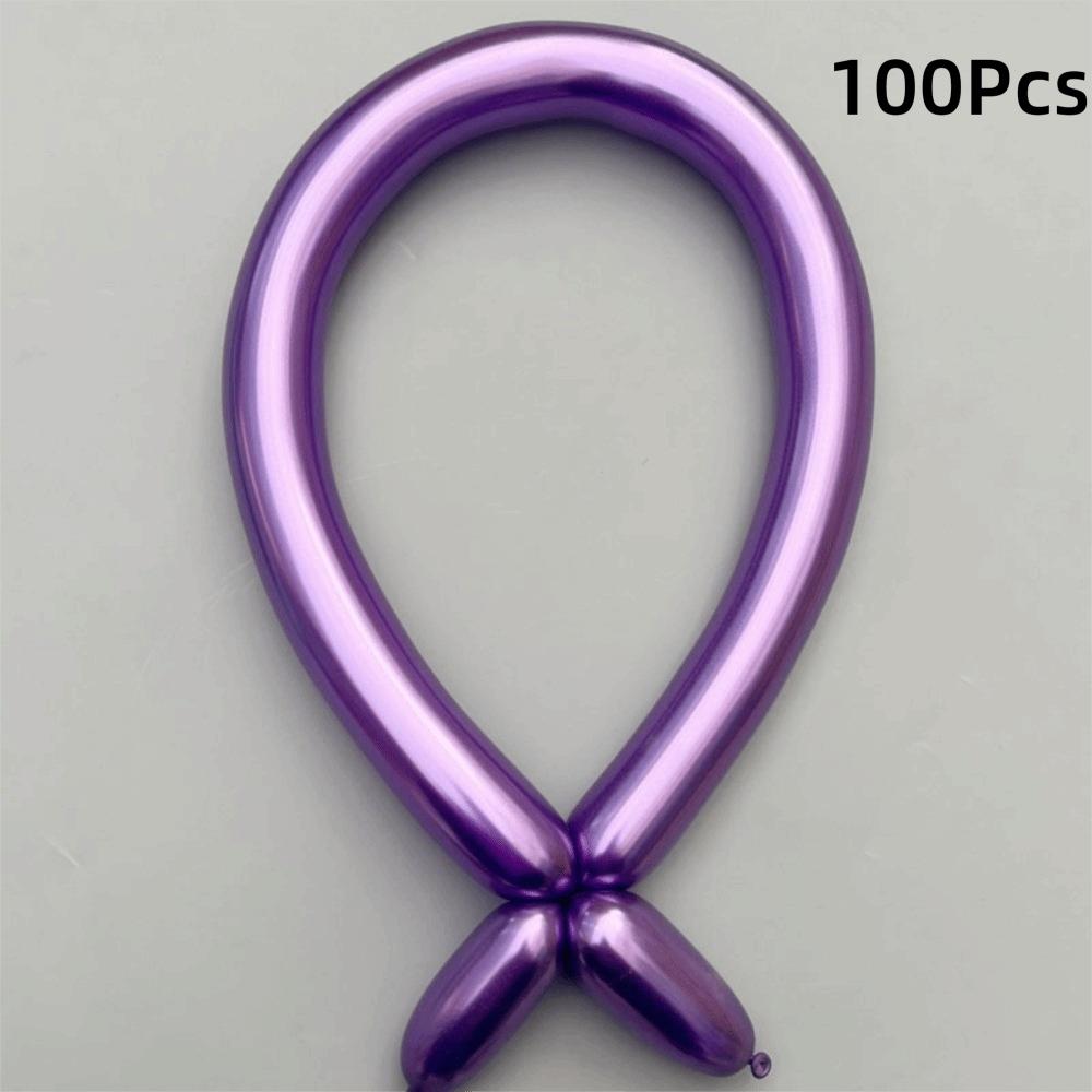 100Pcs Metallic Latex Balloons Glossy Metal Inflatable Balloon Decorations Party Decoration