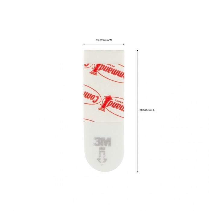 Languettes Adhésives Multi-usages - Command - Lot De 48 - Blanc - Résistantes À L'eau - Multi-modèles
