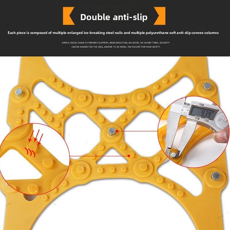 Xiaomi Thick Anti-Skid Winter Car Snow Tire Chains Mud Tyre Wheels Belt for Car/SUV/Truck Portable Easy To Mount Emergency Traction Car