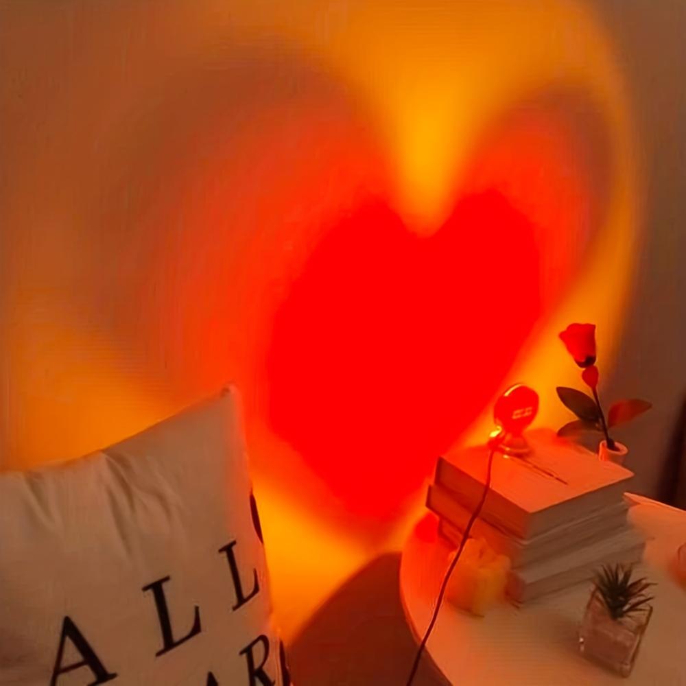 LED heart shaped indoor ambient light for home decoration, living room, Christmas decoration, desk, wall decoration, party
