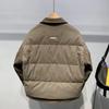 Men's Casual Patchwork Lightweight Down Jacket - Korean Style Winter Outerwear