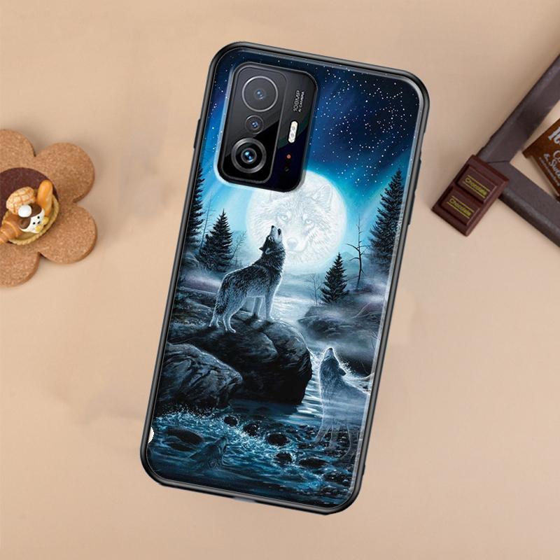 Wolf Art Case For Xiaomi 13 14 Ultra 11T 12T 13T 14T Pro POCO X7 Pro X3 X5 X6 F3 F5 F6 M6 Pro Cover