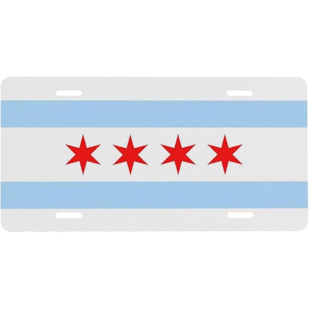 Bison Mounta Aluminum License Plate 6 X 12 Inch Metal Car Front License Plate Cover Car Decor Accessory Novelty Vanity Decoration Tag With 4 Holes