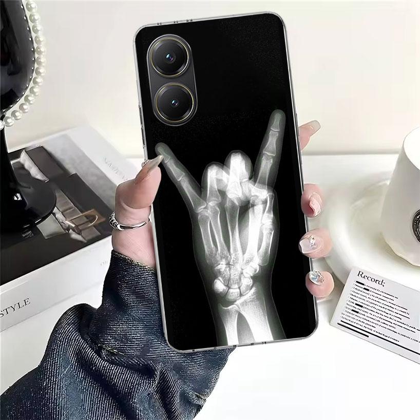 

Осенний рентгеновский снимок костей руки Мягкий чехол для телефона для Xiaomi Redmi 15C 15 13C 13 Poco X5 X6 X7 F7 Ultra M7 12C 12 10 10C 9C 9A 9T 9 Fundas Redmi 13