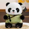 Silk Hanfu Plush Panda Pendant Soft Pillow Stuffed Animal Toys Panda Plush Toy  Xmas Present