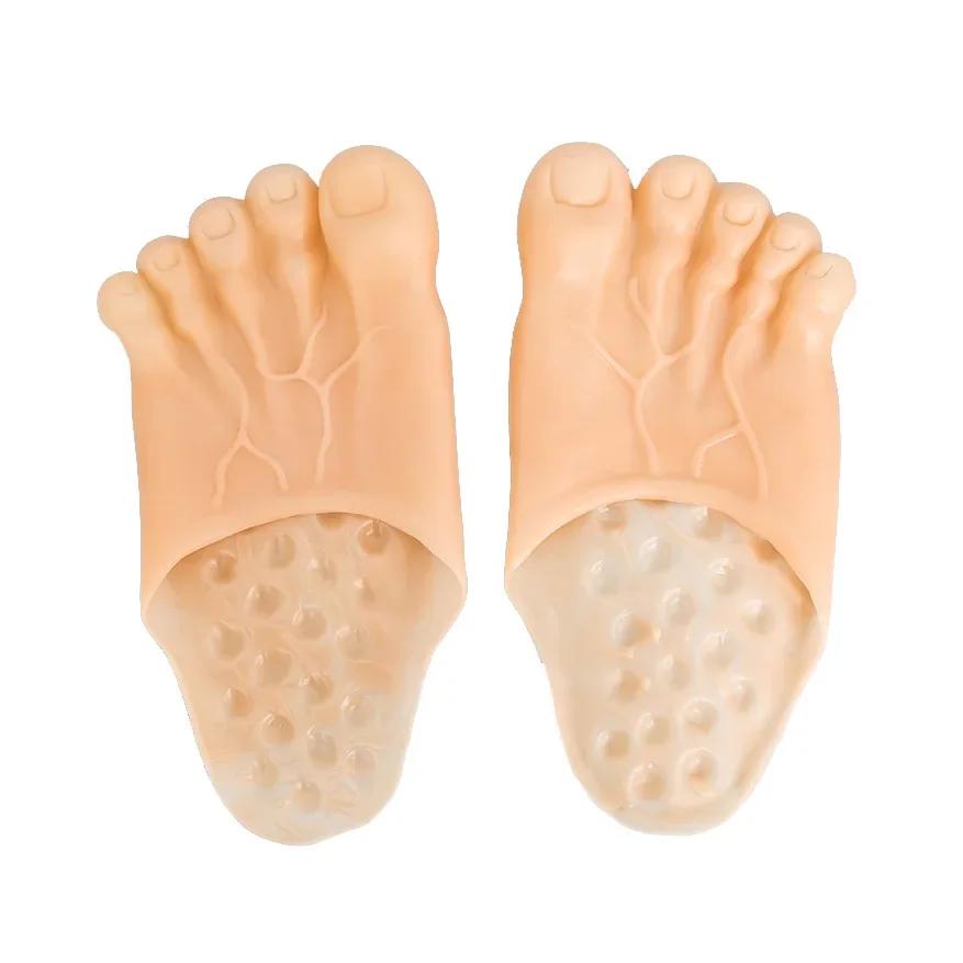 

Модные тапочки-монстры на Хэллоуин, чехол для обуви, бигфут, пинцет, первоапрельские розыгрыши, креативные тапочки, забавный бигфут, пинцет, игрушка One Size