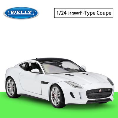 1/24 Scale Welly Jaguar F-Type Coupe Model Car Diecasts Metal Toy Vehicles Model Car Model High Simulation Collection Παιδικά δώρα
