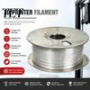 1kg Spool Filament 1.75mm Silk Silver PLA for 3D Printer, Metallic Printer Material Shiny Filament, Neatly Wound DIY Models Printing Warp Free