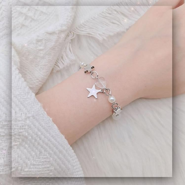 Cooles Y2K Sternkettenarmband Modisches Stern-Charme-Armband Elegantes Chic