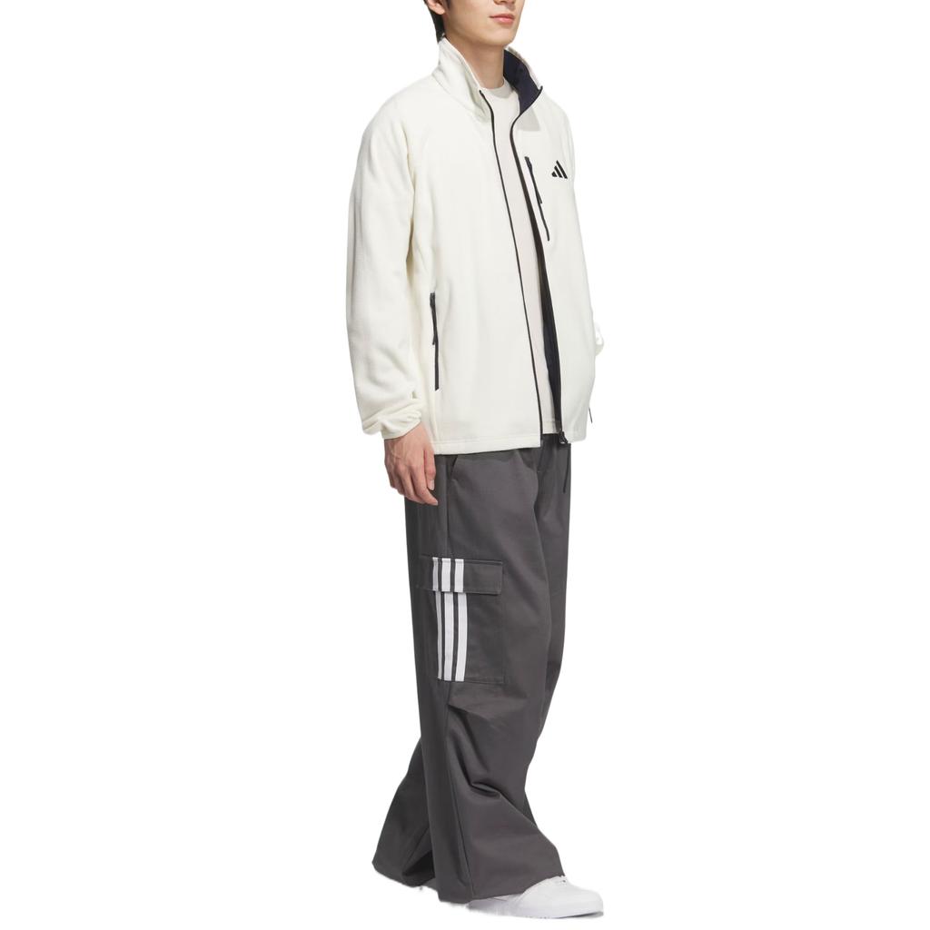Adidas Velvet Jackets Unisex Ivory Moderate KH1804
