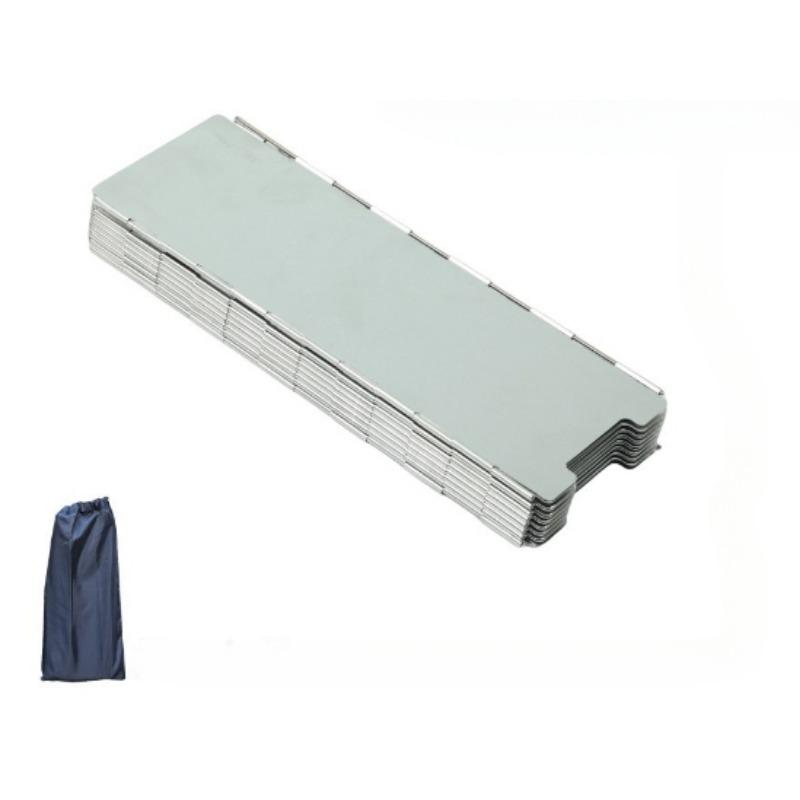 Ultraleichte 810121416 Platte Outdoor Faltbare Windschutzscheibe Campingkocher Windschutz Faltbarer Gaskocher Windschutz