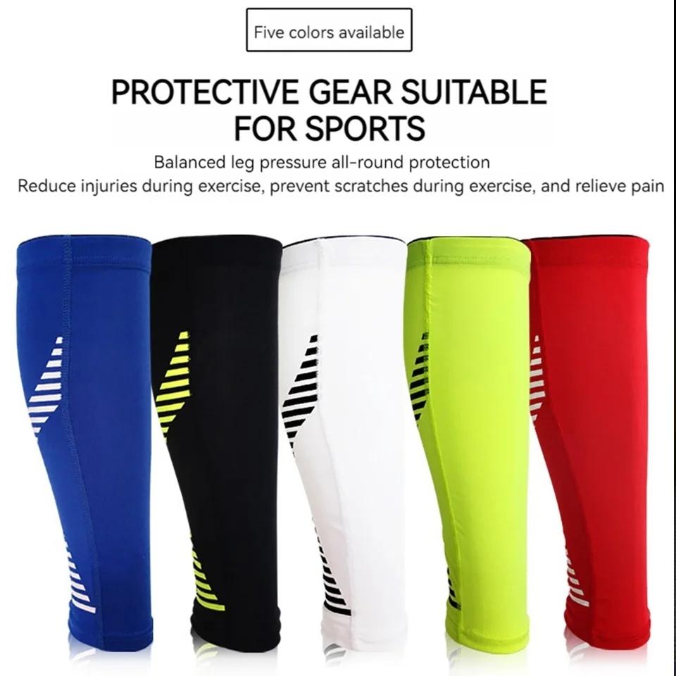 Loogdeel 1Pcs Sport Calf Guard Basketball Volleyball Compression Calf Sleeve Support Elastic Running Football Fitness Leg Warmer