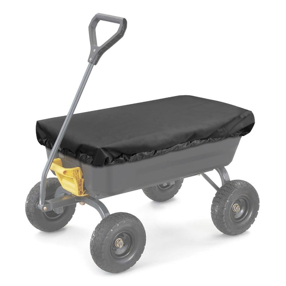 Heavy Duty Rain Cover for Collapsible Wagons Made of 600D Oxford Cloth Protects Folding Carts Outdoors Sized 140x94cm