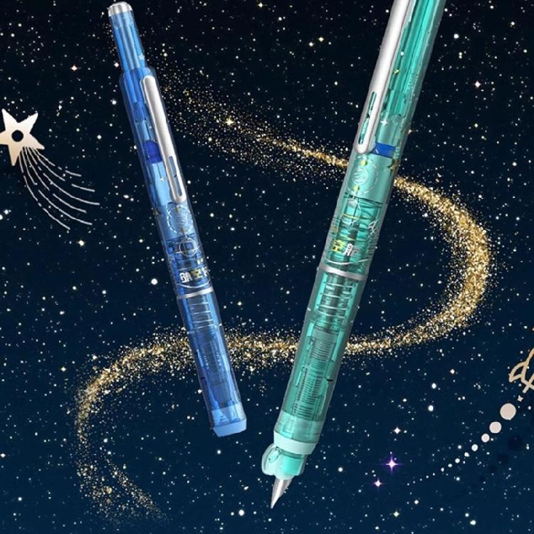 Raderbart reservoarpenna Infällbar signaturpenna Slät skrivpenna Kalligrafipenna Skol- och kontorsmaterial