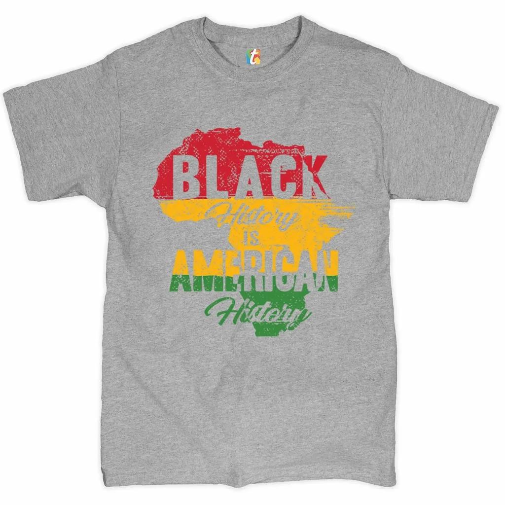 Black History Is American History Black Lives Matter TShirt 100 Cotton ONeck Short Sleeve Casual Unisexs Tshirt Size S3XL