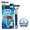 Gillette Ręczna maszynka do golenia Vector3 dla mężczyzn Gładka maszynka do golenia Vector 3 Excel Excel Face Safety Golenie brody