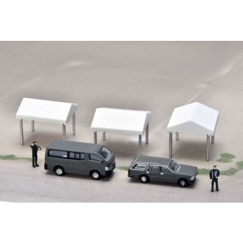 GJ! 100 Views of Working Vehicles 003R ~Self-Defense Force Disaster Prevention Training Site~ Returns 8-Piece Box Diorama Supplies