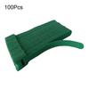 100Pcs Adjustable Plant Ties Christmas Wreath Hanging Straps Nylon Garden Cable Straps Xmas Tree Railing Tie Stair Door Banister Decoration