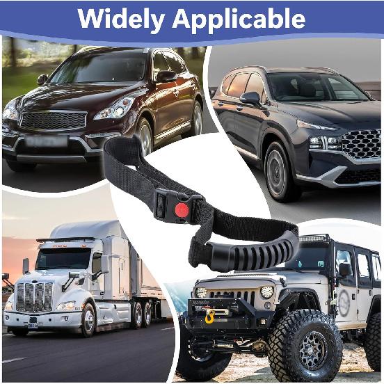 2 PCS Car Adjustable Grab Handles, Car Handle Assist, Safety Handle Portable Vehicle Support Grab Bar For Trucks, SUVs, Jeeps, Vans, Cars And ATVs