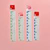Transparent Anti-Myopia Ruler with Wavy Line for Students, 15cm & 20cm