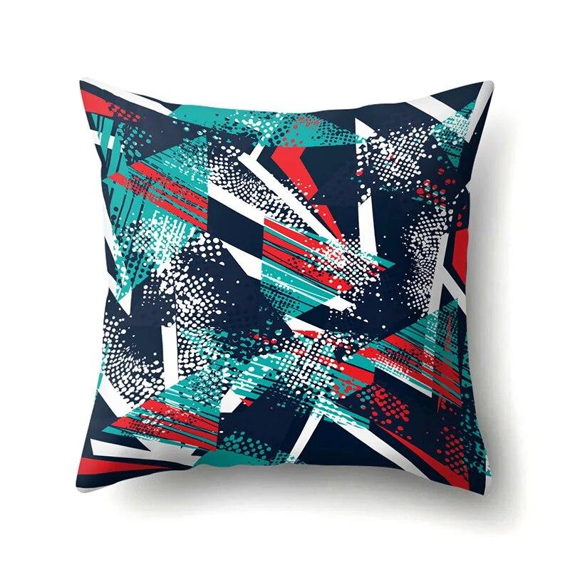 Geometric Pillowcase Car Lumbar Pillow  Cushion Sofa  toon Pattern